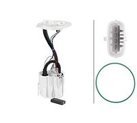 HELLA 8TF 358 106-971 Unidad de alimentación de combustible - eléctrico - 4polos - con junta/con sensor de nivel - con regulador de presión