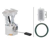 HELLA 8TF 358 146-161 Sensor de nivel de combustible - eléctrico - 4polos - con junta/con sensor de nivel