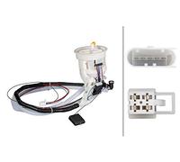 HELLA 8TF 358 146-421 Sensor de nivel de combustible - eléctrico - 5polos - sin junta/con sensor de nivel - con regulador de presión