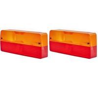 Hella 9EL 147 992-001 Tulipa, piloto trasero - Halógena - 12V - Color de tulipa: amarillo/rojo - izquierda/derecha (Paquete de 2)