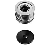 HELLA 9XU 358 038-071 Rueda libre alternador - Medida de rosca: M16x1,5 - Número de canales: 6 - con caperuza
