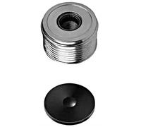 Hella Rueda libre alternador 9XU 358 038-281 Rosca M16x1,5 7 canales con caperuza