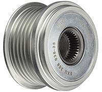 HELLA 9XU 358 038-351 Rueda libre alternador - Medida de rosca: M16x1,5 - Número de canales: 6 - con caperuza