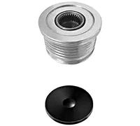 HELLA 9XU 358 038-801 Rueda libre alternador - Medida de rosca: M16x1,5 - Número de canales: 5 - con caperuza