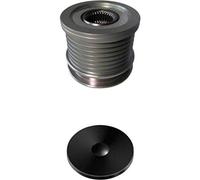 HELLA 9XU 358 038-851 Rueda libre alternador - Medida de rosca: M16x1,5 - Número de canales: 7 - con caperuza