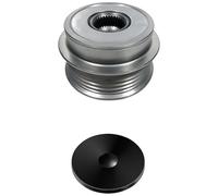 HELLA 9XU 358 038-911 Rueda libre alternador - Medida de rosca: M14x1,5 - Número de canales: 5 - con caperuza