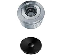 HELLA 9XU 358 039-081 Rueda libre alternador - Medida de rosca: M17x1,5 - Número de canales: 7 - con caperuza