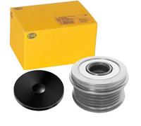 HELLA 9XU 358 039-151 Rueda libre alternador - Medida de rosca: M16x1,5 - Número de canales: 5 - con caperuza