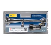 Hella Bocina CA30-12V - 115dB A - Rango de frecuencia: 370Hz - sonido agudo - electroneumático - ECE - Color de carcasa: cromo - Cant.: 1-3PA 013 410-001