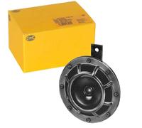 HELLA Bocina HEAVY DUTY HORN B133 24V 110dB (A) Rango de frecuencia 500Hz sonido agudo eléctrico, Color de carcasa negro Conexión de enchufe plano , Cantidad 1, 3AF 003 399-071