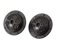 HELLA Bocina HEAVY DUTY HORN DL50 SET 12V 114dB (A) Rango de frecuencia 310/380Hz sonido grave/sonido agudo eléctrico Conexión de enchufe plano , Cantidad 2, 3CB 004 811-042