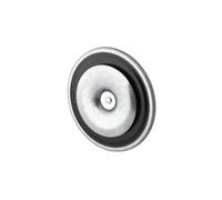 HELLA Bocina - HELLA HEAVY DUTY HORN B36 - 12V - 116dB (A) - Rango de frecuencia: 400Hz - sonido agudo - eléctrico - ECE - Color de carcasa: gris/negro - Conexión de enchufe plano - 3BA 002 768-551