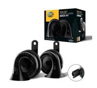 Hella Bocina - Hella OE-CONNECT HORN TE26 SET - 12V - 110dB A - 400Hz-500Hz - sonido grave/sonido agudo - eléctrico - ECE - Color de carcasa: negro - Cant.: 2 - 3FH 012 010-161