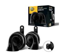HELLA Bocina OE-CONNECT HORN TE26 SET 12V 110dB (A) Gama de frecuencia de 400Hz gama de frecuencia hasta 500Hz sonido grave/sonido agudo eléctrico , Cantidad 2, 3FH 012 010-031