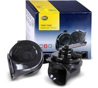 HELLA Bocina OE-CONNECT HORN TE26 SET 12V 110dB (A) Gama de frecuencia de 400Hz gama de frecuencia hasta 500Hz sonido grave/sonido agudo eléctrico, Conector 3FH 012 010-041
