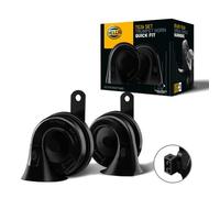 HELLA Bocina OE-CONNECT HORN TE26 SET 12V 110dB (A) Gama de frecuencia de 400Hz gama de frecuencia hasta 500Hz sonido grave/sonido agudo eléctrico , Cantidad 2, 3FH 012 010-031