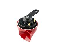 HELLA Bocina STYLE HORN TE24 12V 110dB (A) Rango de frecuencia 500Hz sonido agudo eléctrico, Color de carcasa rojo/negro Conexión de enchufe plano , Cantidad 1, 3FG 007 424-011