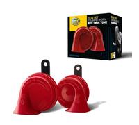 Bocina rojo/negro Conexión de enchufe plano 3FH 007 424-811 HELLA