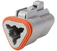 HELLA Caja enchufable - 3polos - Juego - 8JA 201 022-811