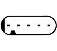 HELLA Caudalímetro para BMW: Série 7, Série 3, Série 6, Série 1, Série 5, Z4 (Ref: 8ET 009 142-641)