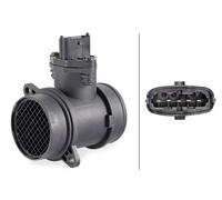HELLA Caudalímetro para FIAT: Punto, Scudo, Panda, Doblo, Idea & ALFA ROMEO: Mi.To & HYUNDAI: Getz, Accent, Matrix (Ref: 8ET 009 142-741)