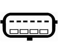 HELLA Caudalímetro para RENAULT: Master, Kangoo, Mégane, Trafic, Scénic & OPEL: Movano, Vivaro & NISSAN: Qashqai, Primastar (Ref: 8ET 009 142-131)