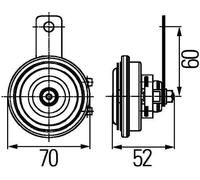 HELLA Claxon (Ref: 3AL 922 196-011)