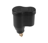 Hella DIN Enchufe 3.3A Adaptador de Corriente para Motocicleta Cargador de Enchufe USB Dual Impermeable para R1200GS R1250GS F800GS F700GS
