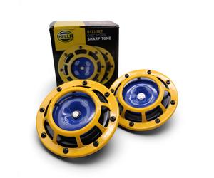 Hella Doble Claxon Amarillo Azul Compatible Con Subaru Impreza Wrx