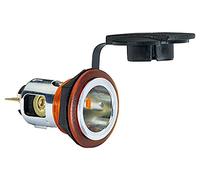 HELLA Enchufe - 12V / 24V - atornillado - Conector: Conector plano - rojo - 8JB 008 023-051