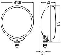 HELLA Faro antiniebla (Ref: 1N6 010 952-111)