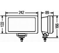 HELLA Faro antiniebla (Ref: 1NE 006 300-051)