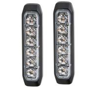 HELLA Faro Estroboscópico Luz De Advertencia LED 12V 24V (2XD 014 592-901)