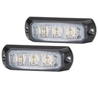 HELLA Faro Estroboscópico Luz De Advertencia LED 24V 12V (2XD 014 561-801)