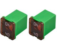 Hella Fusible - fusible JCASE bajo - 40A - verde - Cant.: 1-8JS 740 026-761, 40A (verde) (Paquete de 2)