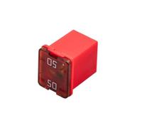 Hella Fusible - fusible JCASE bajo - 50A - rojo - Cant.: 1 - 8JS 740 026-771, 50A (rojo)