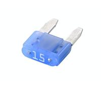 Hella Fusible - Fusible mini con conector plano - 15/5A - azul - Cant.: 5 - 8JS 728 596-831, 15A (azul)