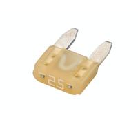 Hella Fusible - Fusible mini con conector plano - 25A - blanco - Cant.: 5 - 8JS 728 596-871, 25A (blanco)