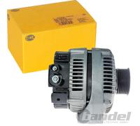 Alternador con polea para correa poli V 8EL 011 710-141 HELLA para CITROËN FIAT