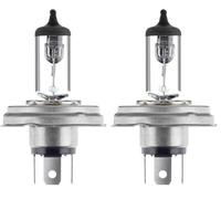 Hella Halógena Lámpara - R2 (Bilux) - Heavy Duty - 24V - 75/70W - Modelo de zócalo, bombilla incandescente: P45t - caja - Cant.: 1-8GJ 003 133-242 (Paquete de 2)