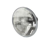 HELLA Halógena Óptica de faro, faro principal - 12V - redondo - Número de referencia: 12.5 - transparente - Conector: Conector redondo - izquierda/derecha - Cant.: 1 - 1L6 002 395-261