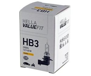 HELLA HB3 Lámpara Faro de Carretera 60W Luz Alta Halógena 8GH 242 632-181 Compatible con VW Phaeton 3D1, 3D2, 3D3, 3D4, 3D6, 3D7, 3D8, 3D9, MERCEDES-BENZ Clase C Sedán W203 Clase C Coupé CL203, OPEL