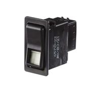 HELLA Interruptor - Accionamiento por tecla basculante - Var. equipamiento: I->0<-II - Número de conexiones: 8 - 6GM 004 570-221