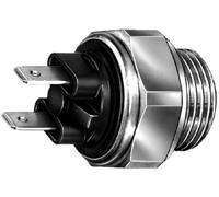 Hella Interruptor de temperatura ventilador radiador 6ZT 007 800-001 12V, 2 conexiones, conector plano