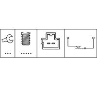 HELLA Interruptor luces freno para FORD: Fiesta, S-Max, Focus, Transit/Tourneo, Galaxy, Mondeo, Connect, Fusion, Courier (Ref: 6DD 010 966-001)