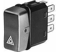 HELLA interruptor luz warning para MERCEDES-BENZ: Transporter, HENSCHEL (Ref: 6HH 004 175-021)