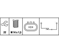 HELLA Interruptor, piloto de marcha atrás para HYUNDAI: Sonata, Getz, Tucson, i20, Pony, i30, Sonica, Santamo, Kauai, Bayon (Ref: 6ZF 008 621-041)