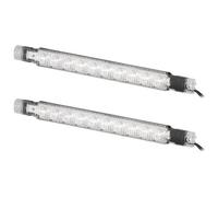HELLA 2PT 980 880-811 LED-Juego de luces circulación diurna - Strip Lamp - 12V - recto - Montaje - Color de tulipa: transparente - Cable: 2500mm - Frontal del vehículo - Kit
