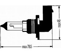 HELLA Lámpara HB4 STANDARD halógena para BMW: Série 7, Série 3, M6, Série 6, M5, M3, Série 5, Z3, X3 (Ref: 8GH 005 636-121)