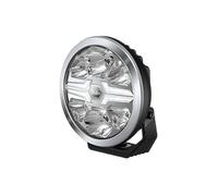 Hella LED-Faro de Carretera - Blade Chrom 7" - 12/24V - Redondo - Número de Referencia: 50 - Transparente - Color de la luz: Blanco - Cable: 500mm - Frontal, Posición luz Blanca, Redondo 7" - Ref. 50